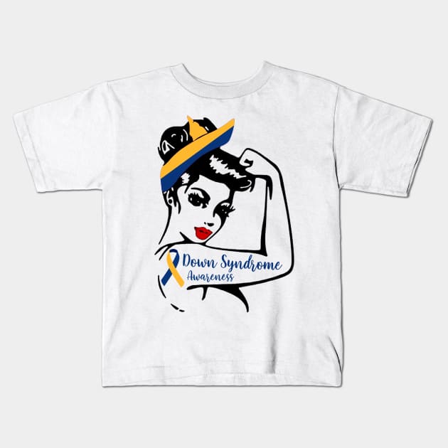 Down Syndrome Awareness Girls Shirt For Mom, Dad, Girls Kids T-Shirt by nadinecarolin71415